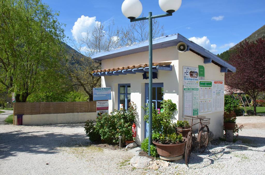Camping Calme Et Nature Castellane Exterior foto
